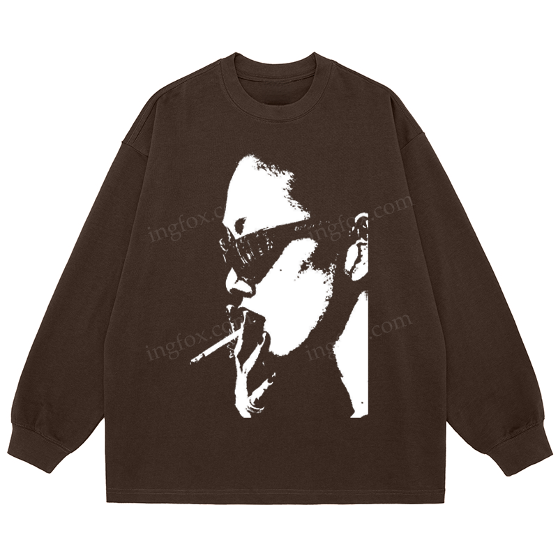Cool Smoker - Classic Unisex Fit Cotton Long Sleeve Tee