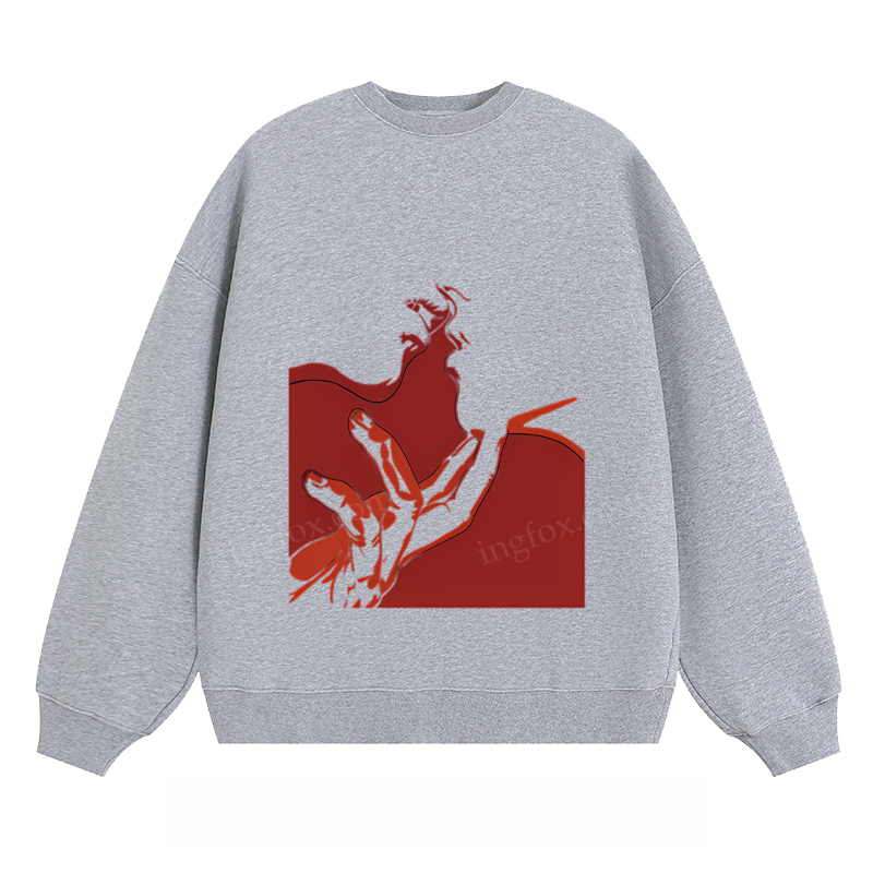 Red Hand & Figure - Classic Unisex Fit Crewneck Sweatshirt