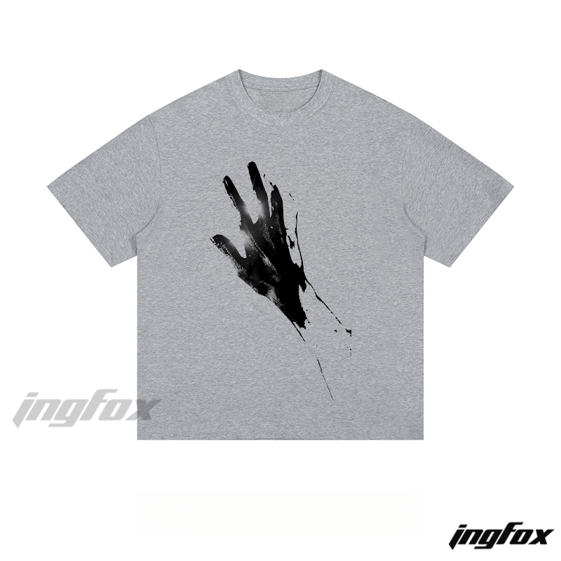 Ink Hand Print - Loose Fit Short Sleeve T - Shirt