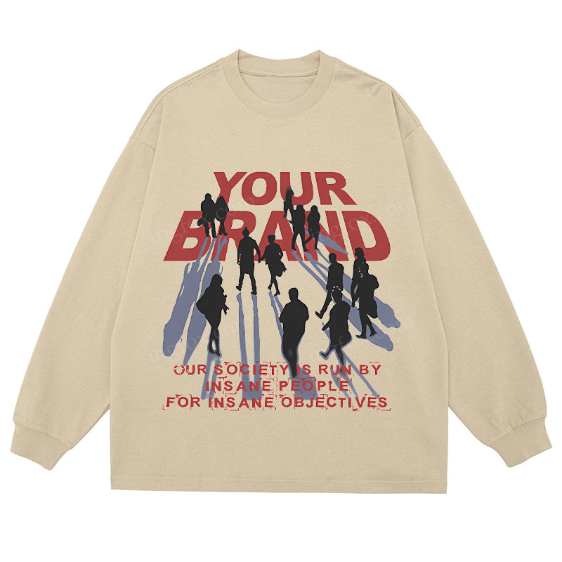 "Your Brand" Social Commentary - Classic Unisex Fit Cotton Long Sleeve Tee