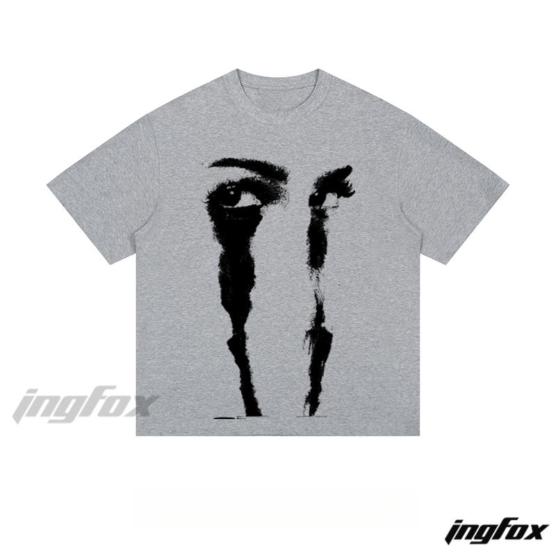 Abstract Eye Drip - Loose Fit Short Sleeve T - Shirt
