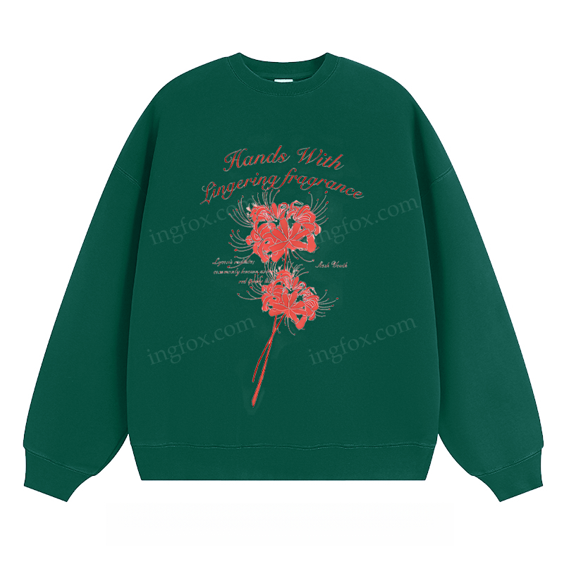 " Hands With Lingering Fragrance" - Classic Unisex Fit Crewneck Sweatshirt