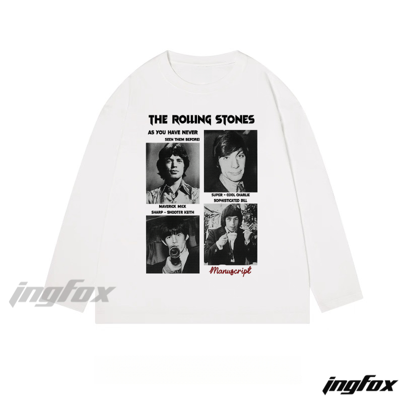 The Rolling Stones - Classic Cotton Long Sleeve Tee