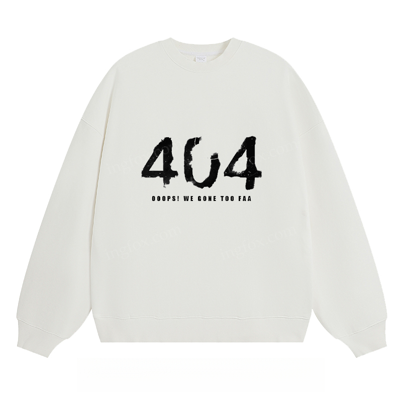 404 Error Graphic - Classic Unisex Fit Crewneck Sweatshirt