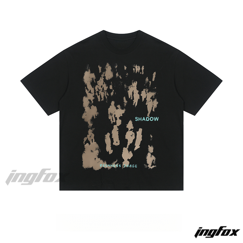Shadow Silhouette - Loose Fit Short Sleeve T - Shirt