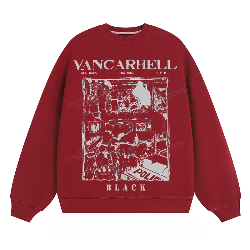 VANCARHELL Black - Classic Unisex Fit Crewneck Sweatshirt