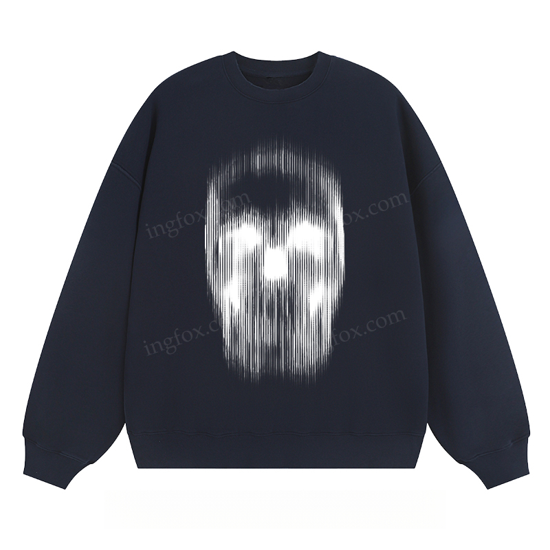 Abstract Skull Graphic - Classic Unisex Fit Crewneck Sweatshirt