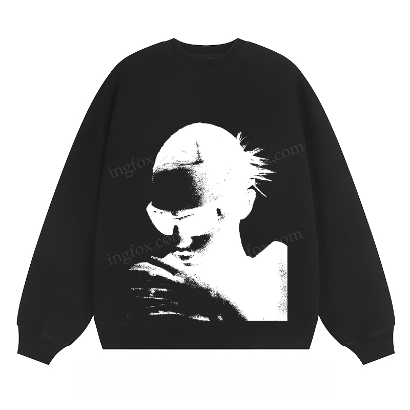 Stylish Portrait - Classic Unisex Fit Crewneck Sweatshirt