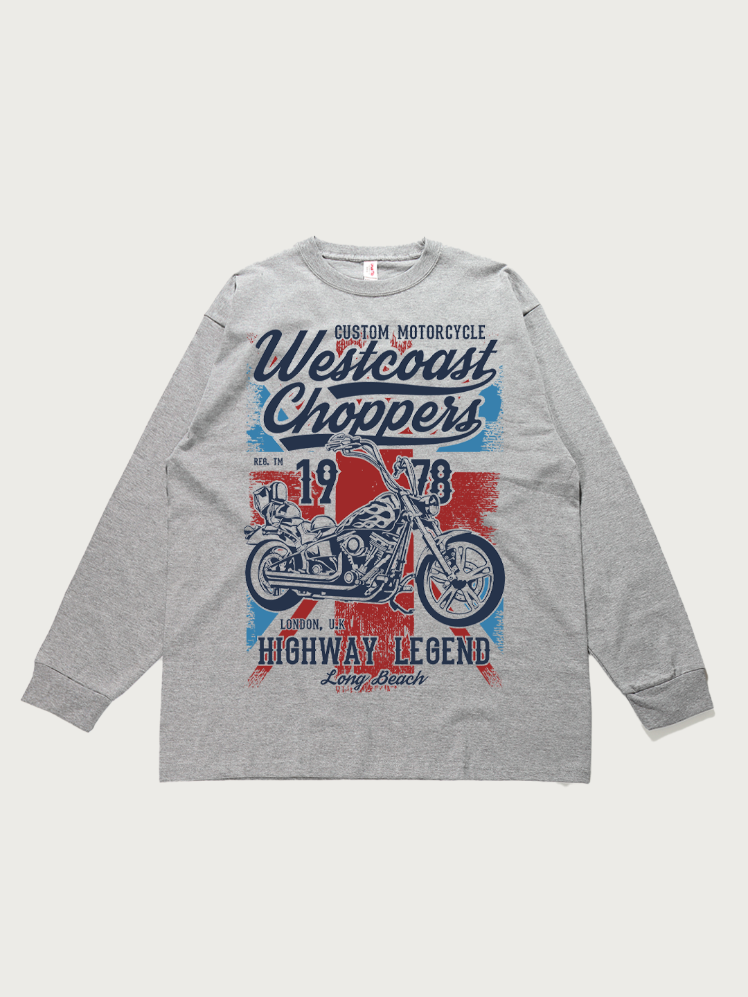 Westcoast Choppers 1978 Highway Legend - Unisex Retro Cotton Long Sleeve T-Shirt