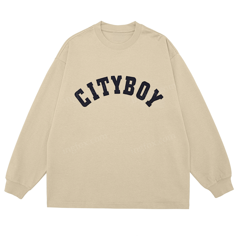 Cityboy - Classic Unisex Fit Cotton Long Sleeve Tee
