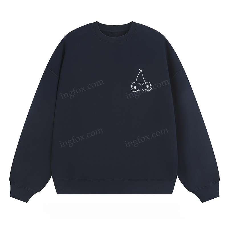 Skull Cherry Graphic - Classic Unisex Fit Crewneck Sweatshirt