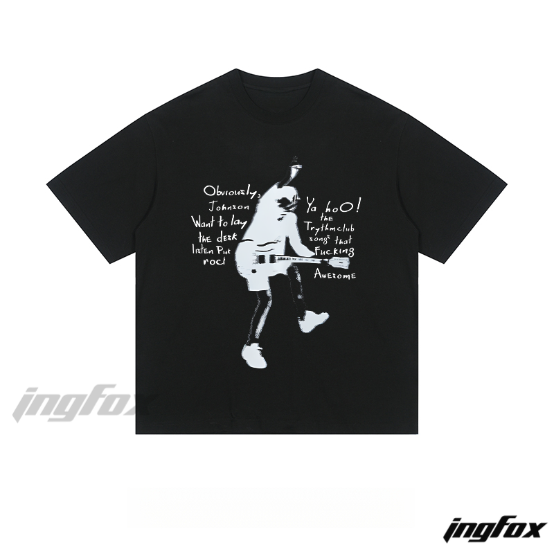Rock Energy - Loose Fit Short Sleeve T - Shirt