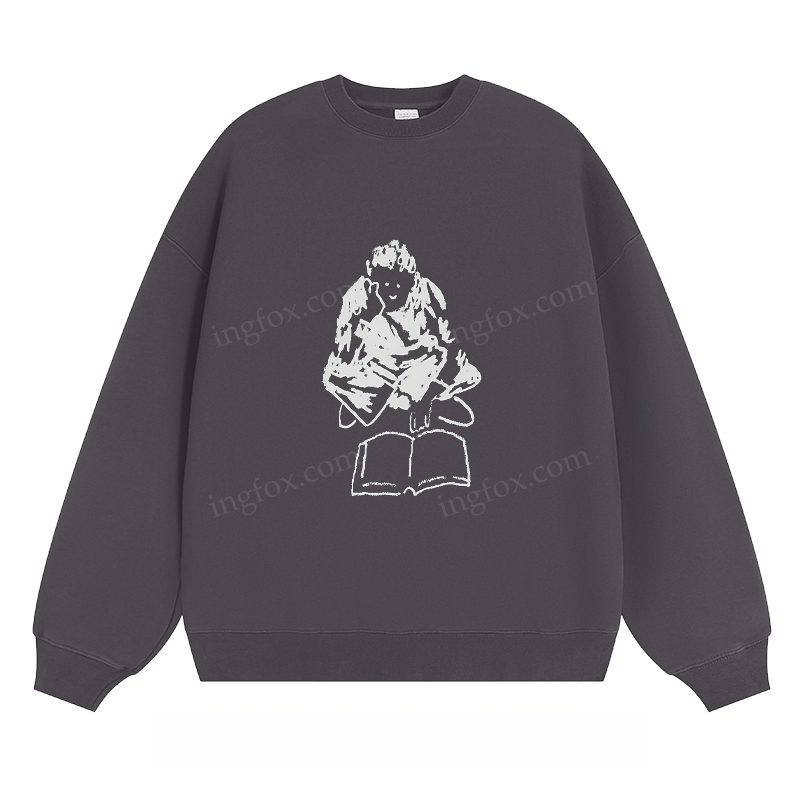 Reading Figure - Classic Unisex Fit Crewneck Sweatshirt