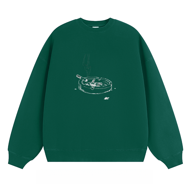 Ashtray Sketch - Classic Unisex Fit Crewneck Sweatshirt