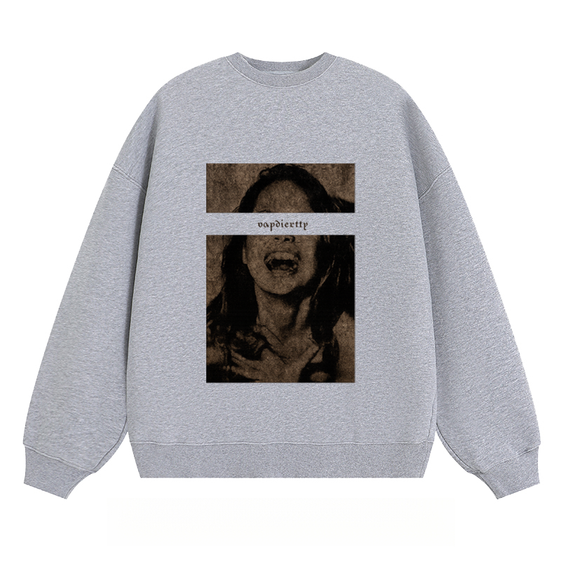 Artistic Portrait & "vapicettp" - Classic Unisex Fit Crewneck Sweatshirt