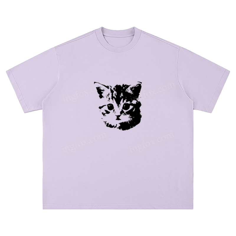 Cute Kitten Graphic - Unisex Fit Short Sleeve T - Shirt