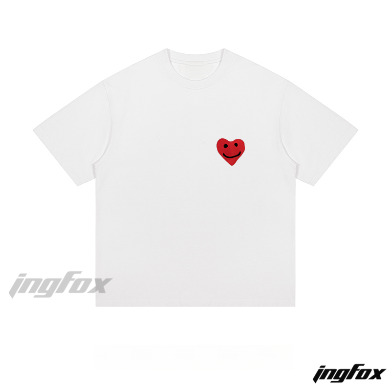 Cute Smiling Heart - Loose Fit Short Sleeve T-Shirt
