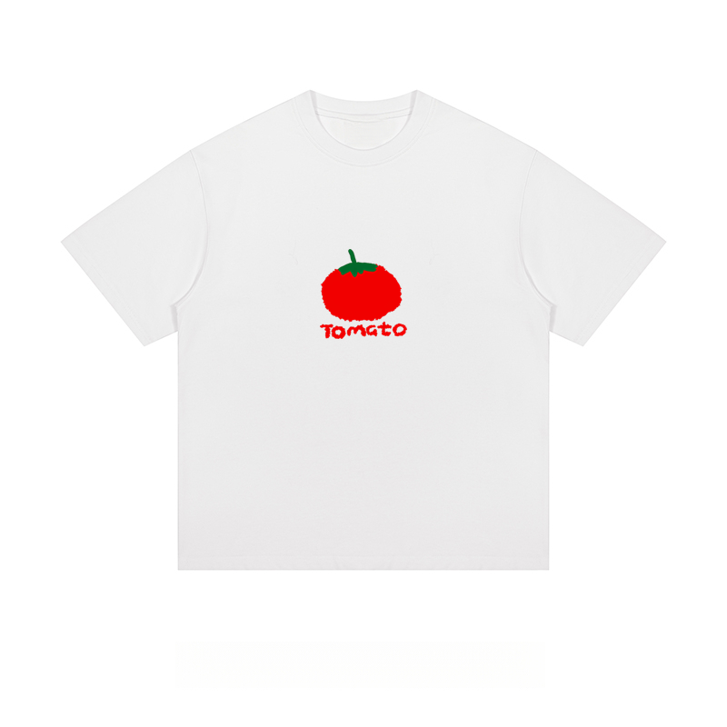 Tomato Graphic - Loose Fit Short Sleeve T - Shirt