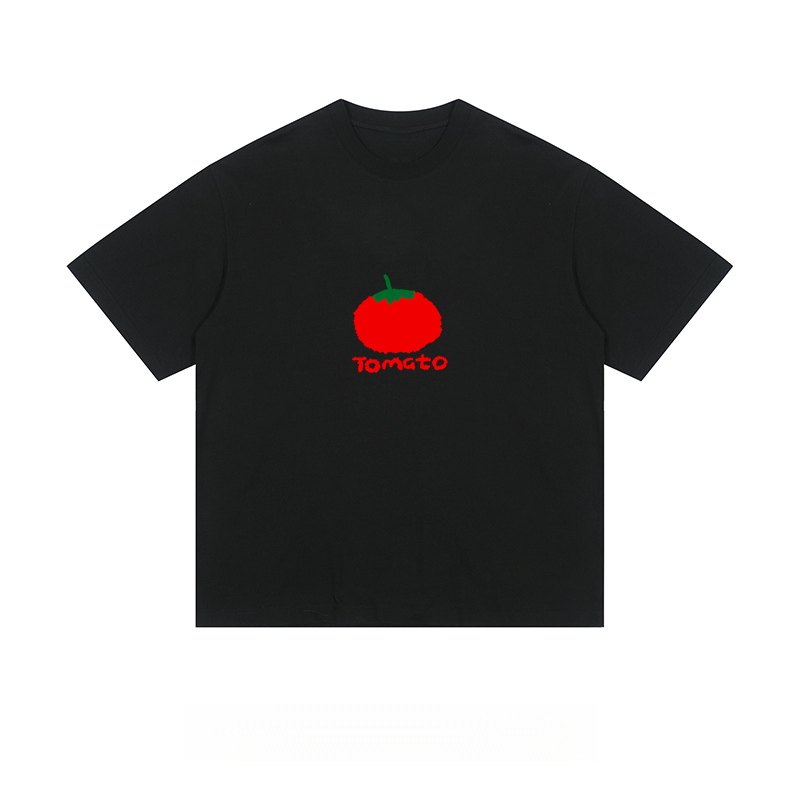 Tomato Graphic - Loose Fit Short Sleeve T - Shirt