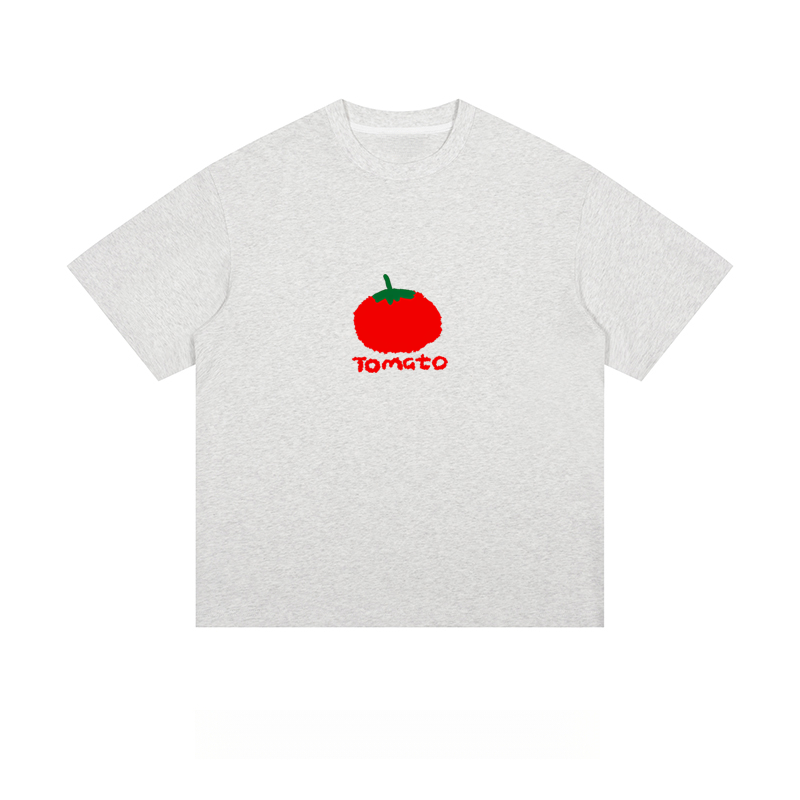 Tomato Graphic - Loose Fit Short Sleeve T - Shirt