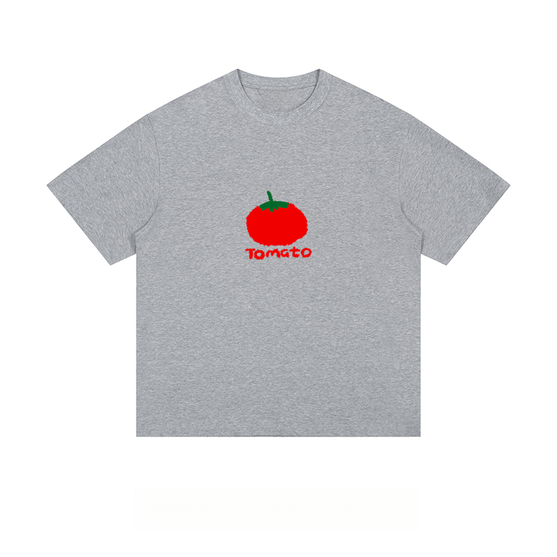 Tomato Graphic - Loose Fit Short Sleeve T - Shirt