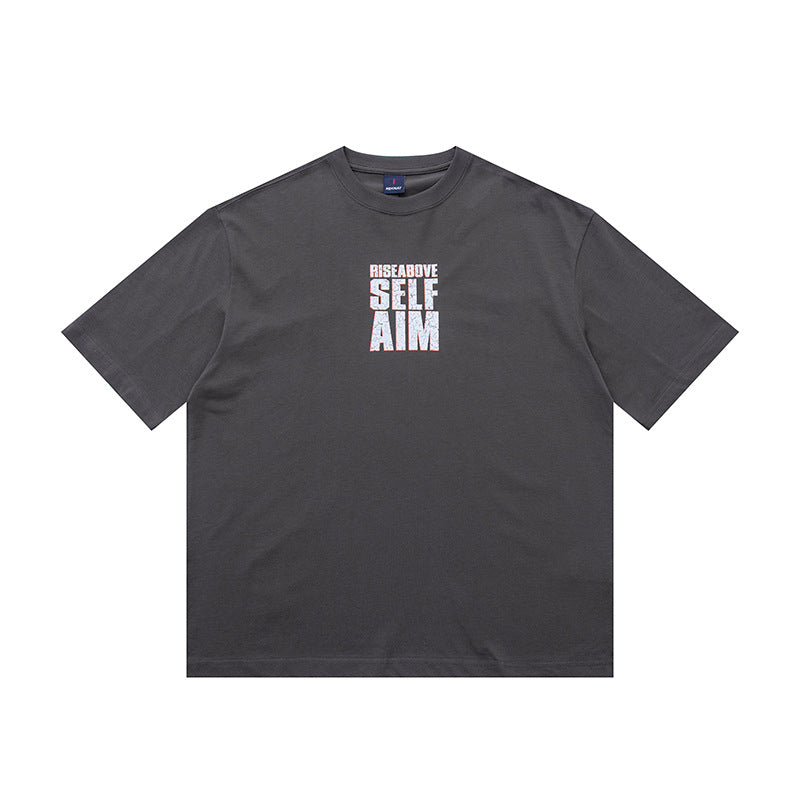 RISEABOVE SELF AIM - Short Sleeve Loose Fit T-shirt