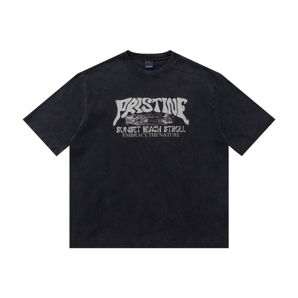 SUNSET BEACH STROLL Short Sleeve Loose Fit T-shirt