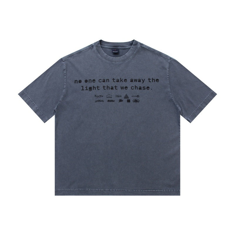 LIGHT CHASER - Short Sleeve Loose Fit T-shirt