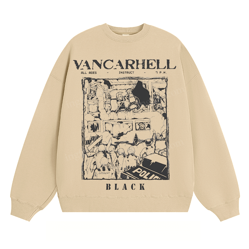 VANCARHELL Black - Classic Unisex Fit Crewneck Sweatshirt