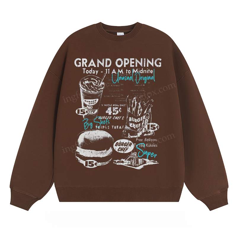 Retro Burger Chef - Classic Unisex Fit Crewneck Sweatshirt