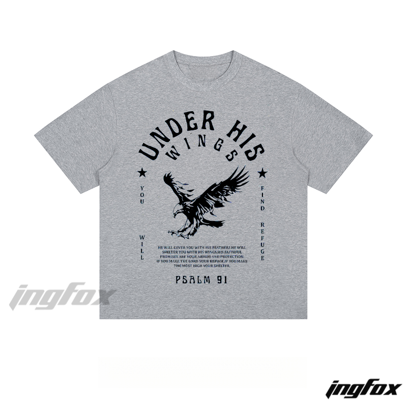 "UNDER HIS WINGS" Psalm 91 - Loose Fit Short Sleeve T-Shirt