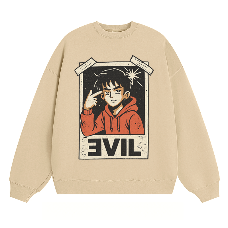 Evil Graphic - Classic Unisex Fit Crewneck Sweatshirt