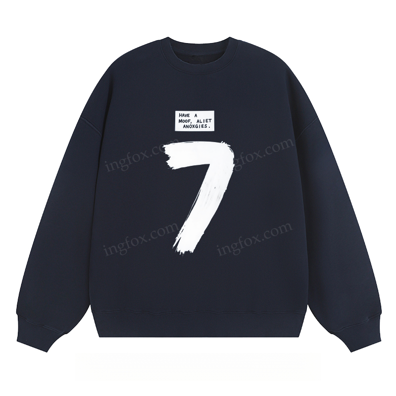 Number 7 & "Have A Moof Aliet Anoxgies" - Classic Unisex Fit Crewneck Sweatshirt