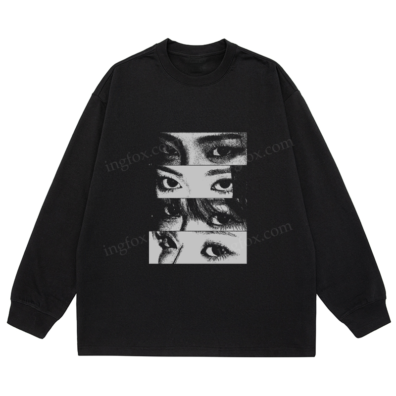 Eyes Collage - Classic Unisex Fit Cotton Long Sleeve Tee