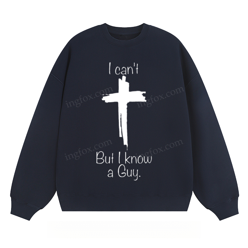 Cross & Text - Classic Unisex Fit Crewneck Sweatshirt