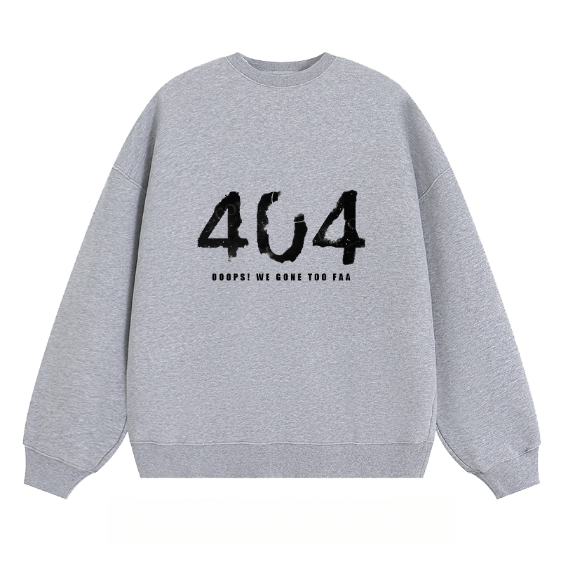 404 Error Graphic - Classic Unisex Fit Crewneck Sweatshirt