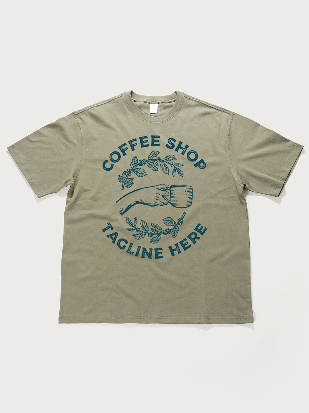 Coffee Shop Theme - Unisex Retro Cotton Short Sleeve T-Shirt