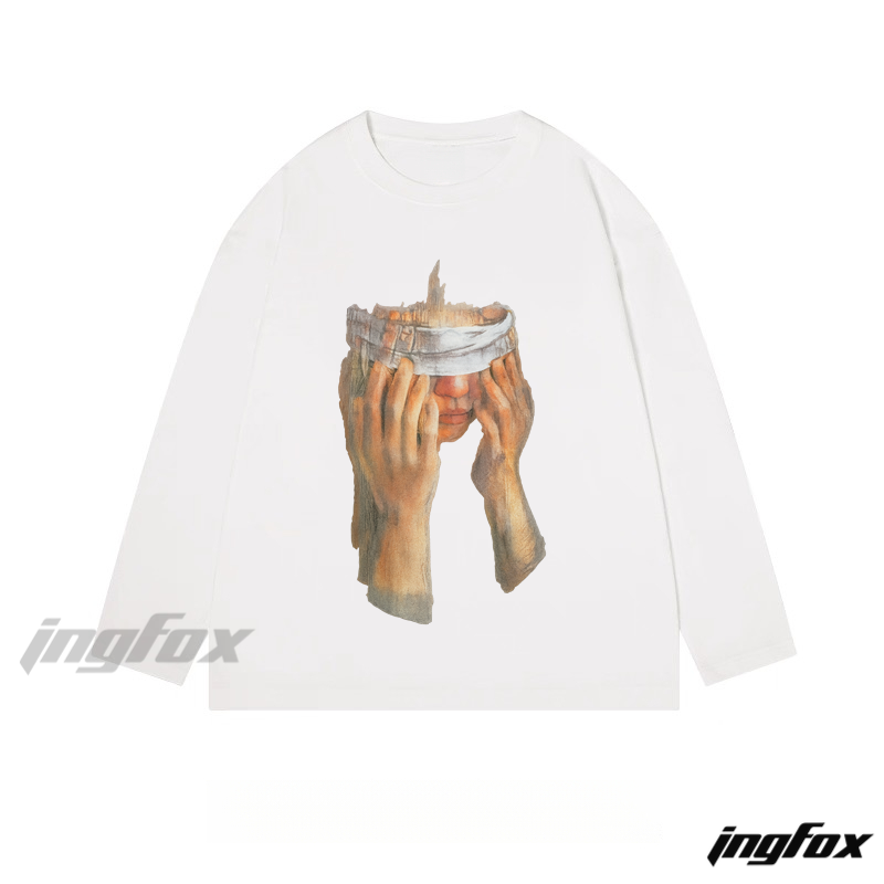 Surreal Headpiece - Classic Cotton Long Sleeve Tee
