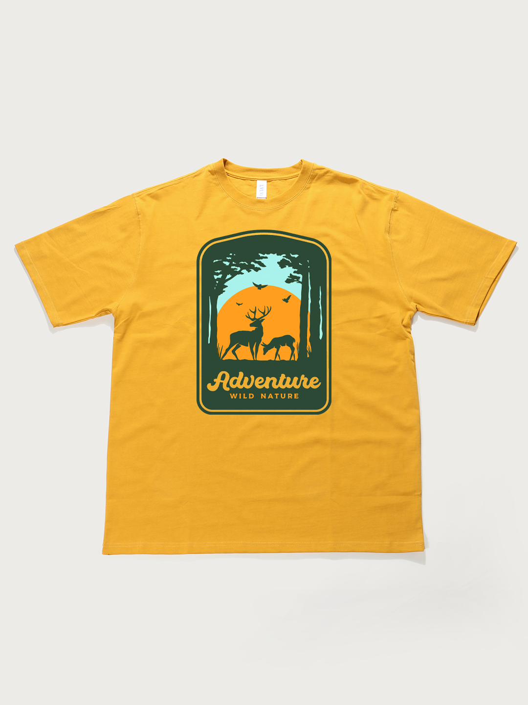 Adventure Wild Nature - Unisex Retro Cotton Short Sleeve T-Shirt