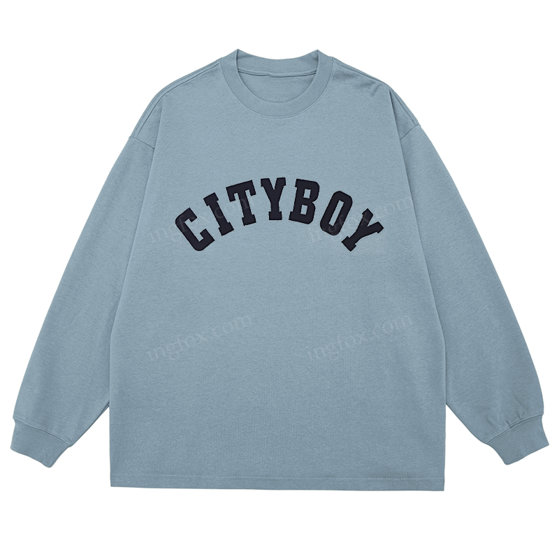 Cityboy - Classic Unisex Fit Cotton Long Sleeve Tee