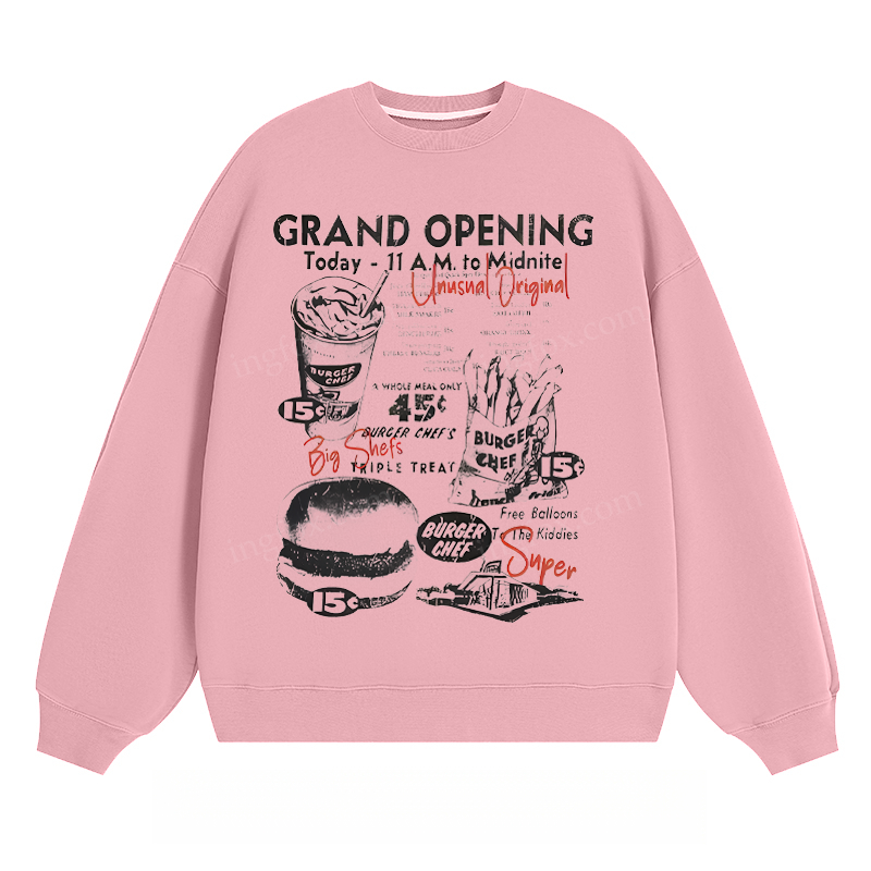 Retro Burger Chef - Classic Unisex Fit Crewneck Sweatshirt