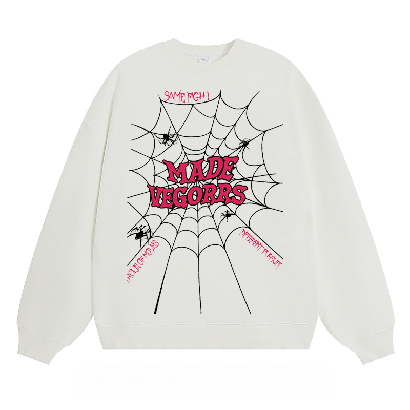 "MADE VEGORRS" Spider Web - Classic Unisex Fit Crewneck Sweatshirt
