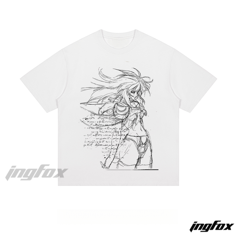 Anime Sketch & Script - Loose Fit Short Sleeve T-Shirt