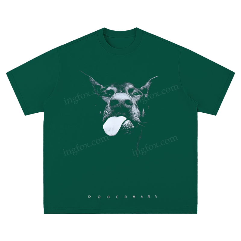 Dobermann Graphic - Unisex Fit Short Sleeve T - Shirt
