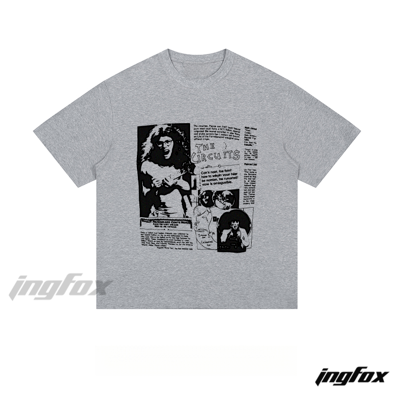 Newspaper “THE CIRCUITS” - Loose Fit Short Sleeve T-Shirt