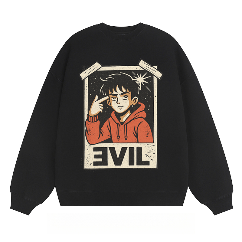 Evil Graphic - Classic Unisex Fit Crewneck Sweatshirt