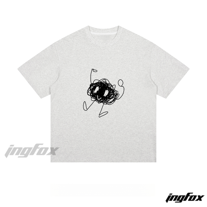 Doodle Monster Fun - Loose Fit Short Sleeve T - Shirt