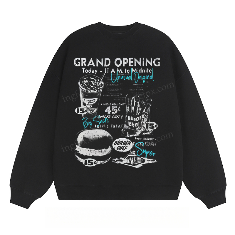 Retro Burger Chef - Classic Unisex Fit Crewneck Sweatshirt