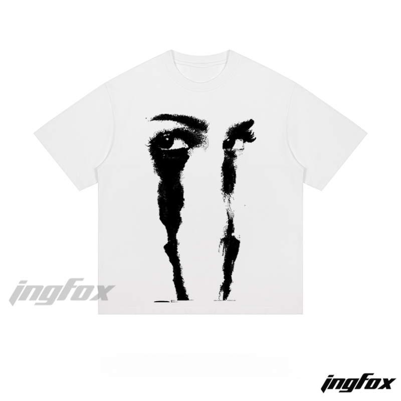 Abstract Eye Drip - Loose Fit Short Sleeve T - Shirt