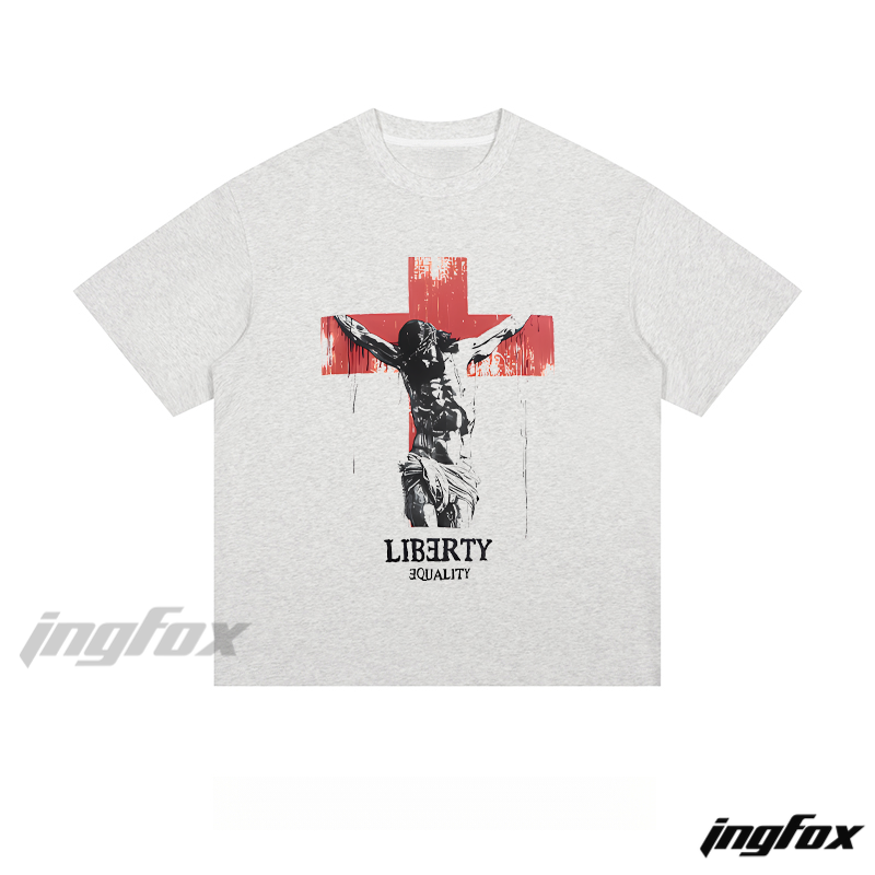 Religious Statement - Loose Fit Short Sleeve T - Shirt